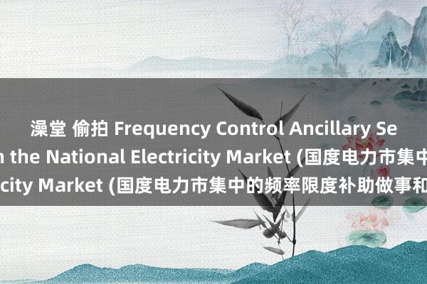 澡堂 偷拍 Frequency Control Ancillary Services and Bidding in the National Electricity Market (国度电力市集中的频率限度补助做事和竞标)